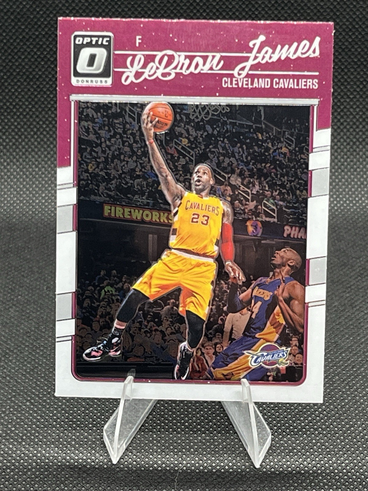 2016-17 Panini Donruss Optic LeBron James #15 w/Kobe Bryant - MINT