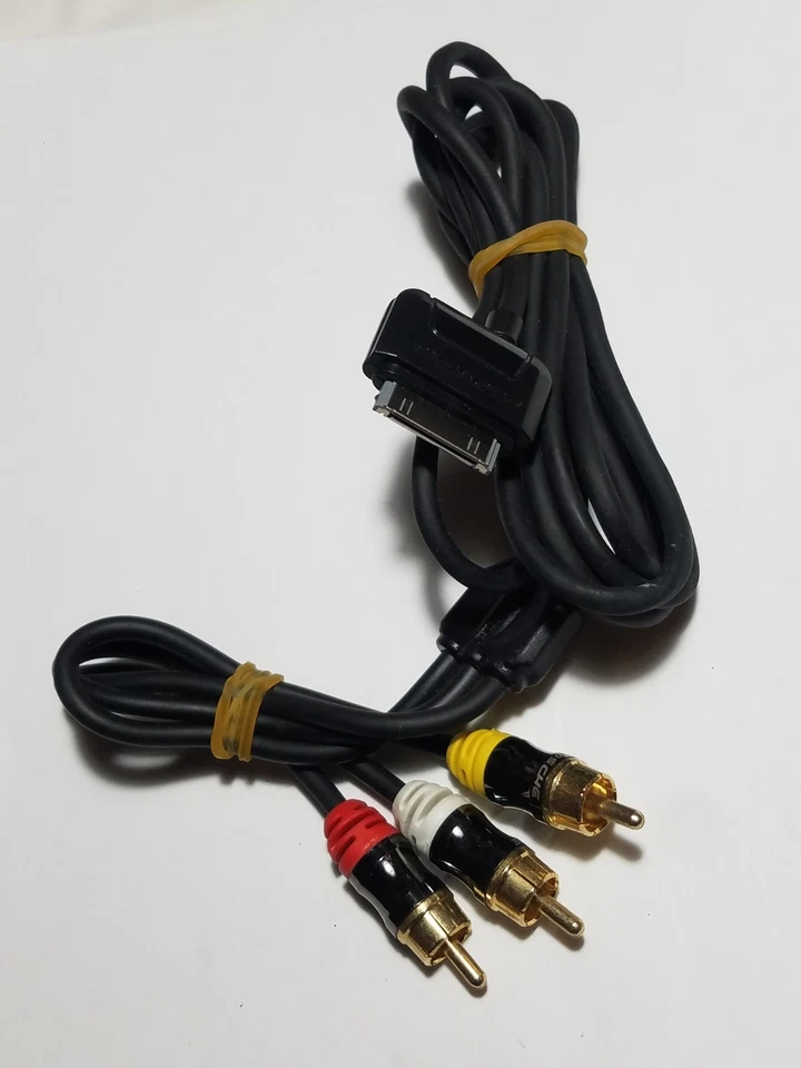 Raro Scosche Original Apple iPhone 4 A Cable de Audio Conector Rojo Pin Ancho Foto 2 de 3