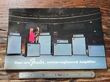 Vintage 1970’s Fender Guitar Amplifier Advertising Booklet