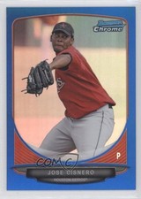 2013 Bowman Prospects Chrome Blue Refractor 56/250 Jose Cisnero #BCP35 0f8