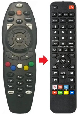 Fernbedienung passend für ALTECH UEC DSD1132-TV2 | DSD1132TV2