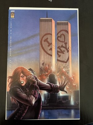 I Love N.Y. Benefit Book Sirius J. Michael Linsner Comic Book 2002 Beautiful!