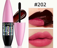 KAFURUX Tattoo Lip Gloss Peel-Off Lipgloss Ro...