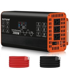 Description This XUYUAN 2000W Pure Sine Wave Inverter provides 2000W continuous