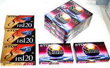11-Brand New/Sealed Blank TDK 8mm Cassettes HS  MP  B-3 