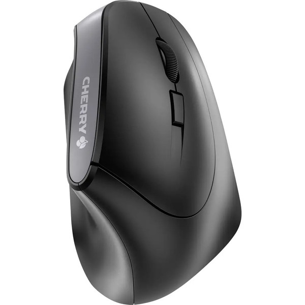Cherry MW 4500 Ergonomische Maus Funk Optisch Schwarz 6 Tasten 1200 Dpi-image