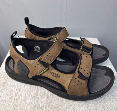 Keen Men s Sandals Drift Creek Strap Brown Comfort Open Toe Flats 9.5 1026225
