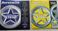 2 CDG LEGENDS KARAOKE DISCS 1980's AEROSMITH GUNS N ROSES  MOTLEY CRUE CD G .