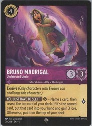Bruno Madrigal - Undetected Uncle Ursula's Return 39/204 Super Rare