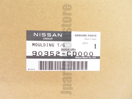 NISSAN Genuine 90352-CD000 Molding Back Door Glass Seal LH/RH 350Z 2003‑08 - Picture 5 of 5