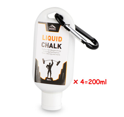 Liquid Chalk Flüssiges 50 ml x 4 Magnesium Flüssigkreide Magnesia Tragbar