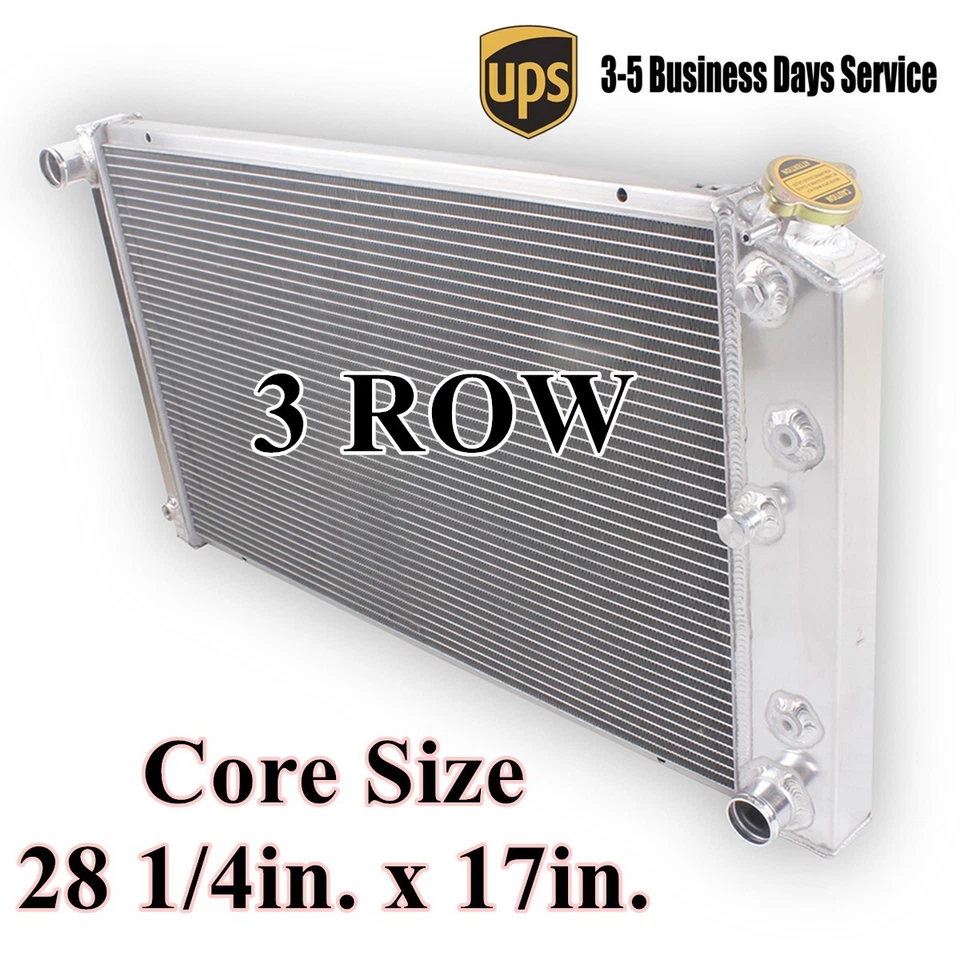 Radiador de aluminio CC161 3 filas para 1968 1969 1970 1971 1972 Buick Skylark LeSabre Foto 4 de 4