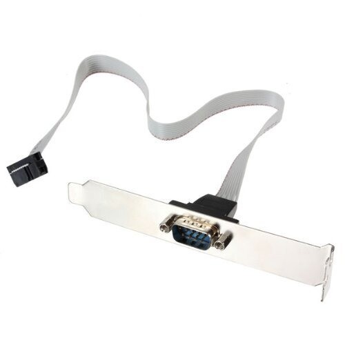 Brandneu DB9 RS232 COM Connector Kabel 9Pin serieller Port mit Kabel 28CM - Bild 10 von 10