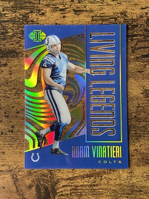2017 Panini Illusions Living Legends Adam Vinatieri #19 Colts