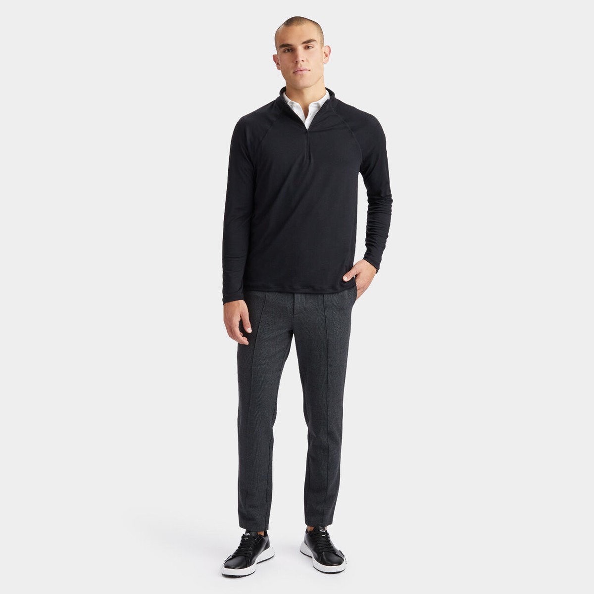 New Mens G/FORE GFORE LUXE QUARTER ZIP MID LAYER G4MF23K123 New Mens G/FORE GFORE LUXE QUARTER ZIP MID LAYER G4MF23K123