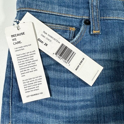 NWT Hudson Size 26 Nico Mid Rise Crop Super Skinny Jeans w/Released Hem Womens - Picture 10 of 16