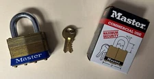 Master Lock No. 6 Padlock Keyed Alike A115 with 2 keys