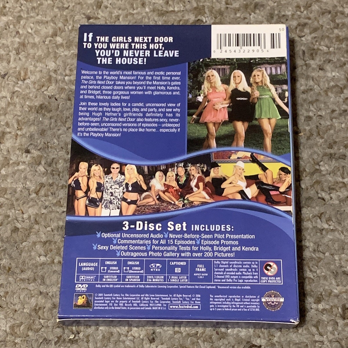 The Girls Next Door: Complete Season One 1 (DVD, 2005, 3-Disc Set