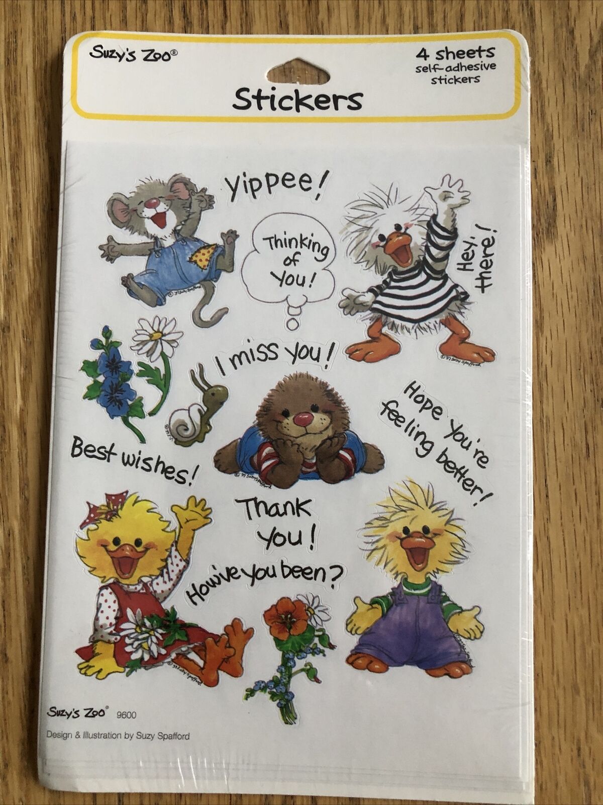 Suzy's Zoo Stickers   新品未開封 アンティーク 兎 レア