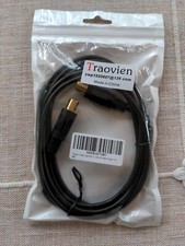 S-Video Cable Mini Din 4-Pin S Video Cable Male To Male Gold Plated Connectors