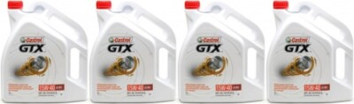 Castrol GTX 15W-40 A3/B3 Motoröl 4x 5 = 20 Liter