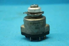 Used Bendix Aircraft Ignition Switch P/N: 10-357210-1 (24395)
