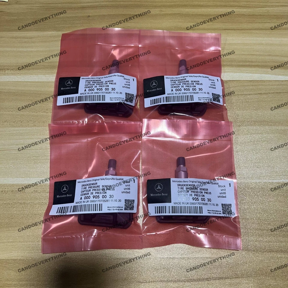 4PCS A0009050030 OEM ORIGINAL MERCEDES TIRE PRESSURE MONITORING SENSORS TPMS - Image 3 of 4