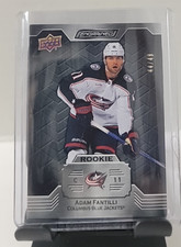 2023-24 UPPER DECK ENGRAINED HOCKEY ADAM FANTILLI ROOKIE EBONY 44/49 #164 SP