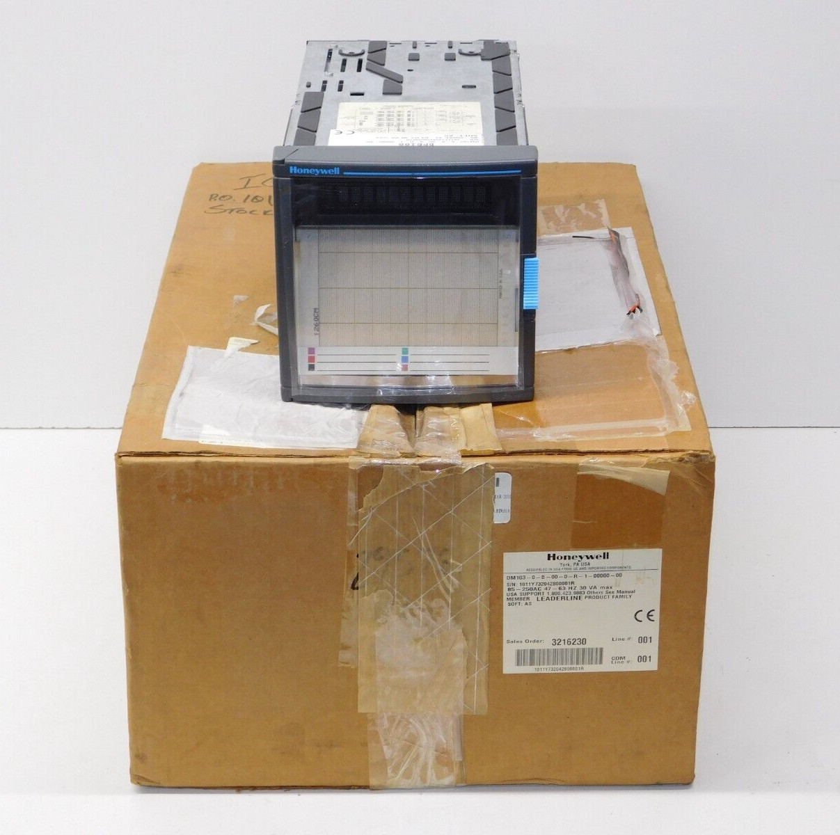 Honeywell DPR100 DM103-0-B-00-0-R-1-00000-00 Chart Recorder Module Unit UNTESTED