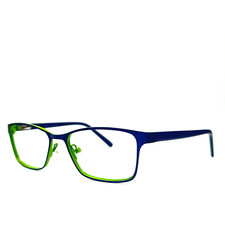Robert Mitchel RMJ8001 BL Blue Green Rectangle Kids Eyeglasses Frames 48[]15 125