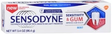 Sensodyne Sensitivity & Gum Toothpaste for Sensitive Teeth, Gingivitis and Cavit