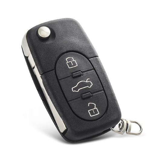 BLADE CUT by PHOTO Car Key Case For Audi A4 S4 A8 TT Quattro 2000 2001 2002 2003 - Imagen 5 de 10