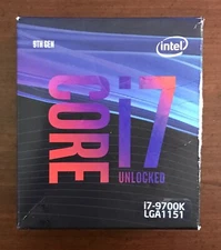 Intel i7-9700K,3.6 GHz LGA 1151 BX80684I79700K - Intel Dealer - 6 Month Warranty