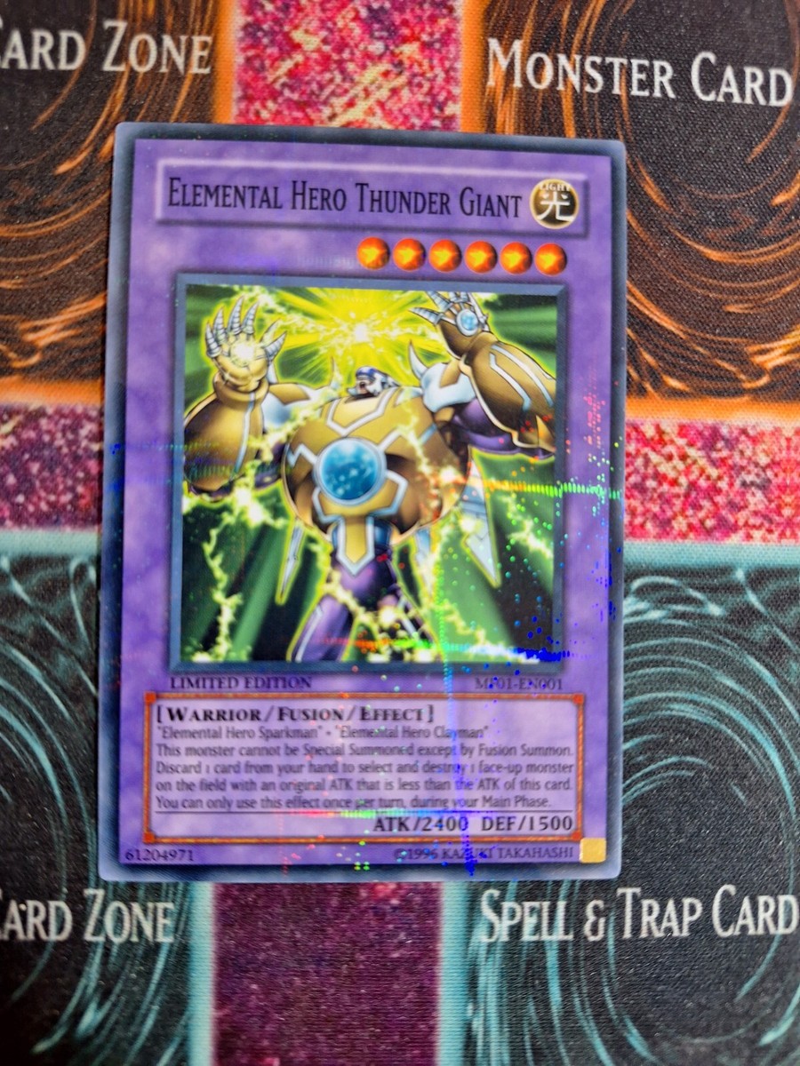 Elemental Hero Thunder Giant- Limited Edition (MF01-EN001); LP