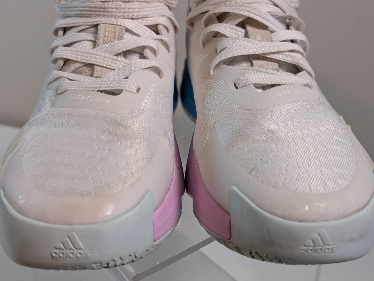 adidas D.O.N. Issue Basketball Shoes White Men's Size 6.5 sneakers