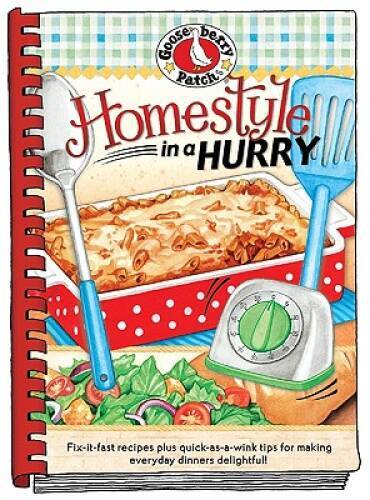 Quick & Easy Homestyle Meals - Plastic Comb Cookbook - Acceptable Condition