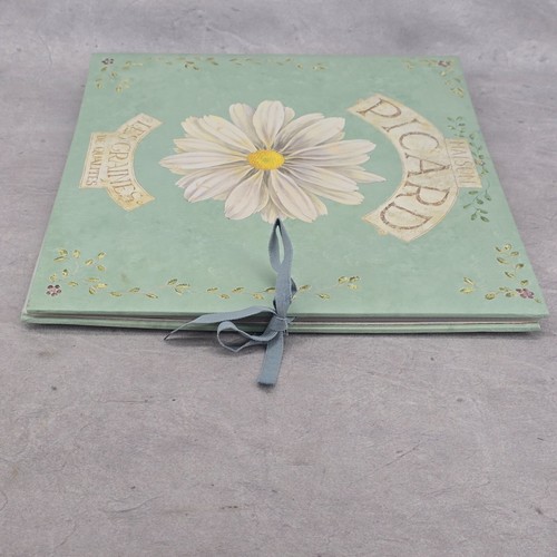Vintage Photo Album 10 Pages 12 x 12 Fabrice de Villeneuve Maison Picard Floral - Picture 9 of 19