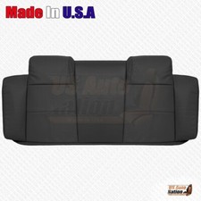 2007 2008 2009 Ford Mustang V6 Rear Bench Top Genuine Leather Cover Dk Charcoal