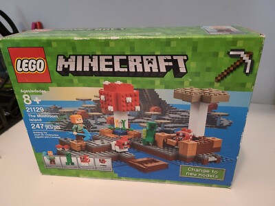 LEGO (21129) Minecraft The Mushroom Island 247 Pieces New