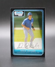 2006 1st Bowman Chrome MIKE AVILES Prospects Rookie BC114 Kansas City Royals