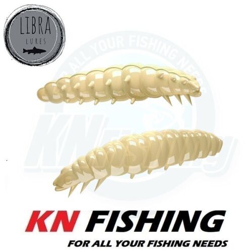 LIBRA LURES LARVA 35 esche in silicone amino potenziate 35 mm 12 pezzi - Foto 4 di 9