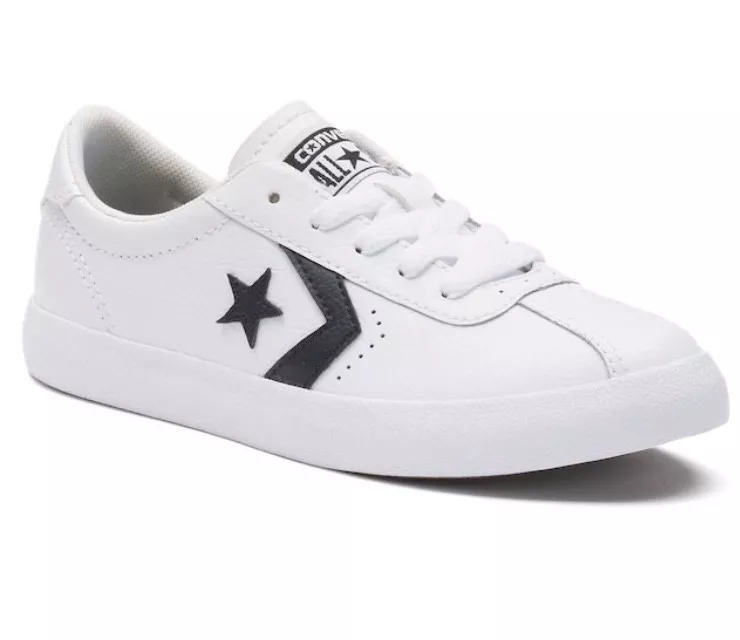 Childrens store leather converse