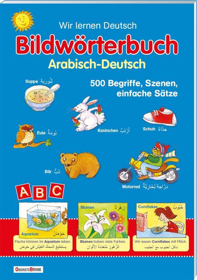 Thumbnail - Bildwörterbuch Arabisch-deutsch | 500 Begriffe, Szenen, Einfache Sätze