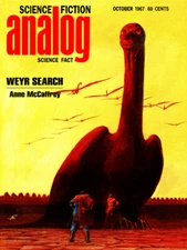 Analog Science Fiction-Science Fact Vol 80, No. 2, Oct 1967  Canvas Poster 18x24