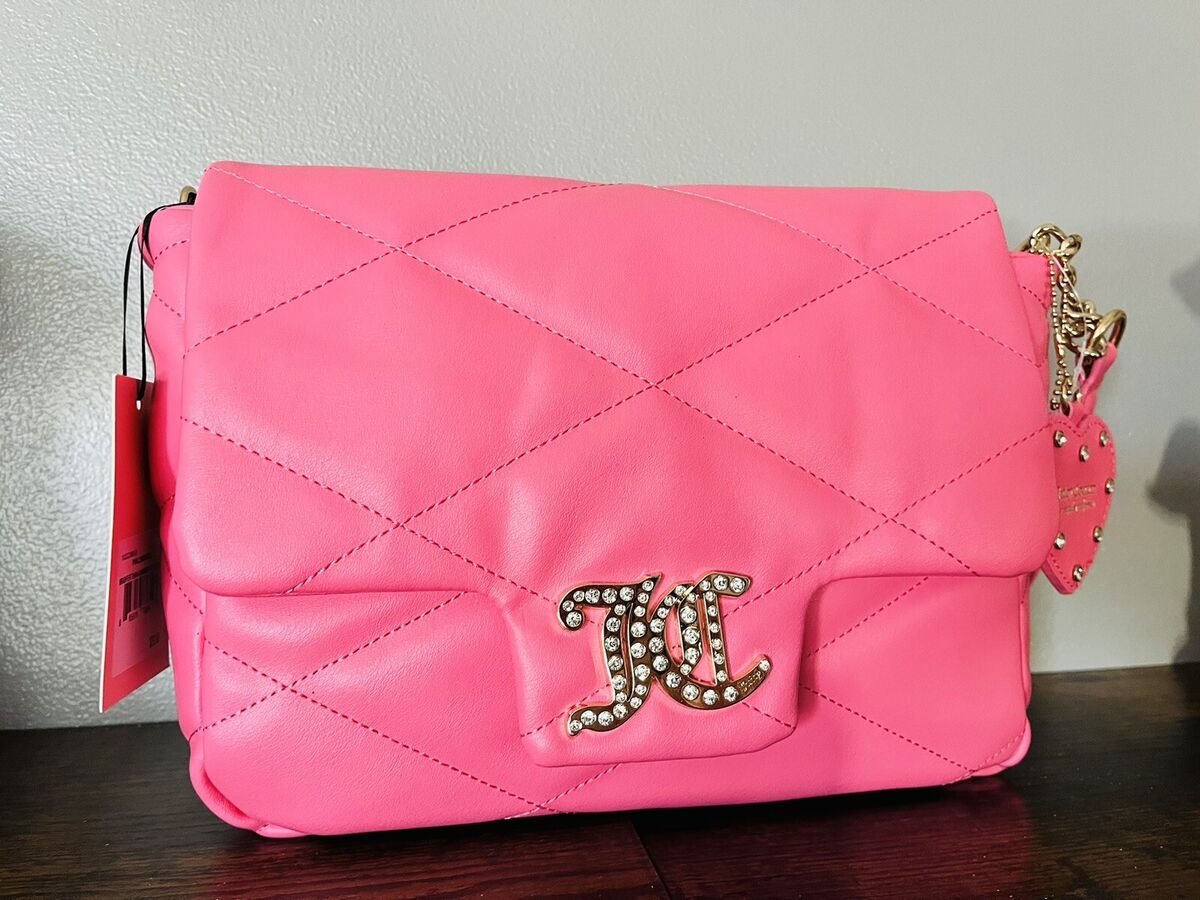 NWT JUICY COUTURE BRIGHTER THAN DIAMOND Shoulder BAG PINK NWT JUICY COUTURE BRIGHTER THAN DIAMOND Shoulder BAG PINK