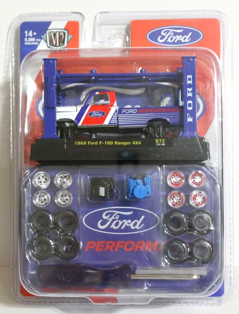M2 Machines 1969 FORD F-100 RANGER 4X4 Model Kit R72 ~ Ford Performance ~ NIP