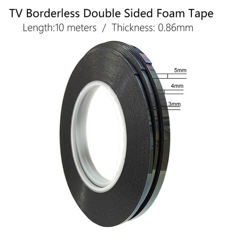 Double Sided Foam Tape Adhesive LCD Screen Frameless for TV Borderless Curved - Picture 1 of 5