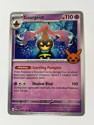 pokemon halloween cards value Amazon.com: Pokemon - Houndstone 106/198 - Trick or Trade 2023 - Holo Foil main image 1