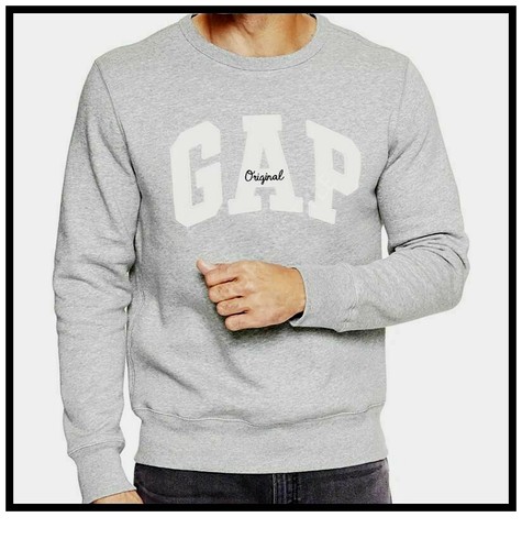 GAP Embroidered Gap Logo Crewneck 