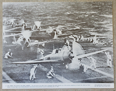 11x14 PHOTO JAPANESE MITSUBISHI DIVE BOMBERS PREPARING TO ATTACK PEARL HARBOR